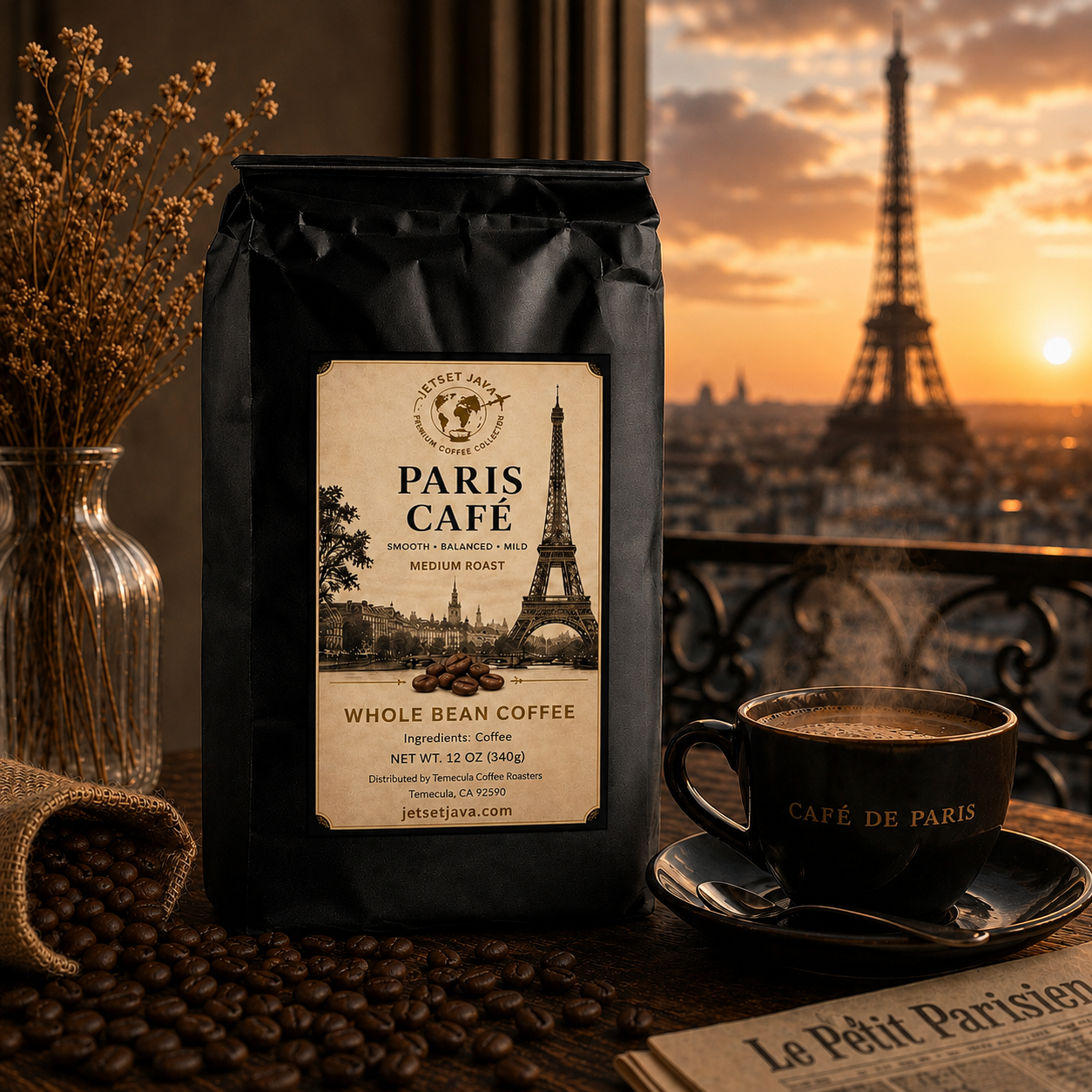 Paris Cafe ~ Whole Bean Coffee